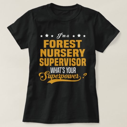フォレスト子供部屋管理者 Tシャツ (デザイン正面)
