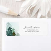 フォレスト差出人住所ラベル素朴アドベンチャーパイン ラベル (インサイチュ)