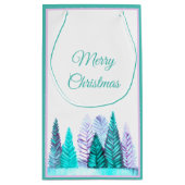 フォレスト抱き枕(ターコイズ) スモールペーパーバッグ (裏面)