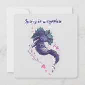 フォレスト春キャラクターサンキューカード (裏面)