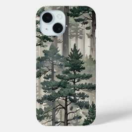 フォレスト柄iPhone/iPadケース iPhone 15ケース