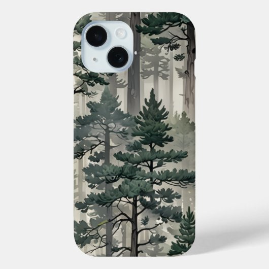 フォレスト柄iPhone/iPadケース Case-Mate iPhoneケース (裏面)
