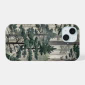 フォレスト柄iPhone/iPadケース iPhone 15ケース (裏面横)
