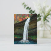 フォレスト滝 – ウッドランド絵画の滝 ポストカード (スタンド正面)