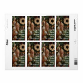 フォレスト素朴クリスマスホリデーオーナメント ラベル (フルシート)