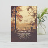 フォレスト素朴秋ウッズカントリーファームパス結婚ズ 招待状 (スタンド正面)