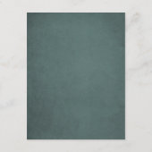 フォレスト結婚のゲスト情報カードパインツリー エンクロージャーカード (裏面)