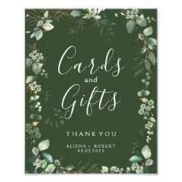 フォレスト結婚グリーン フォトプリント           