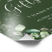 フォレスト結婚グリーン フォトプリント            (角)