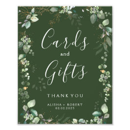 フォレスト結婚グリーン フォトプリント           