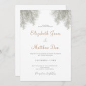 フォレスト結婚ズマウンテン結婚式招待状 招待状 (正面/裏面)