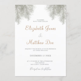 フォレスト結婚ズマウンテン結婚式招待状 招待状