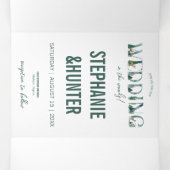 フォレスト結婚式招待状 三つ折り招待状 (内部中)