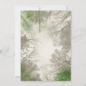 フォレスト結婚式招待状 招待状 (裏面)