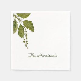 フォレスト葉紙ナプキンス スタンダードカクテルナプキン