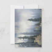 フォレスト葬儀悔やみや弔慰サンキューカード ノートカード (裏面)