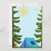 フォレスト誕生日招待状 招待状 (裏面)