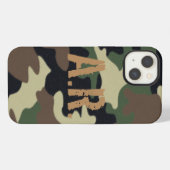 フォレスト迷彩柄iPhone 6ケース iPhoneケース (裏面横)