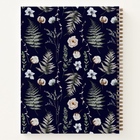 フォレスト離れフローラ植物学レシピクックブック ノートブック (裏面)