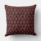 フォレスト230823 – トロピカルピンクonブラック クッション (裏面)