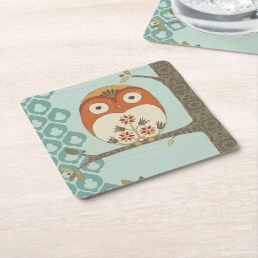 フォレスト・ウィムシーI スクエアペーパーコースター (アングル)