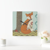 フォレスト・ウィムシーIII スクエア壁時計 (ホーム)