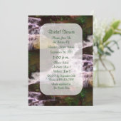 フォレスト·ウォータ絵画ーフォールズ·ブライダルシャワー招待状 招待状 (スタンド正面)