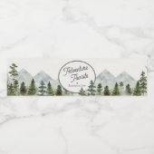 フォレスト・ウッドランドの冒険が誕生日を待つ ペットボトルラベル (シングルラベル)