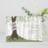 フォレスト/ウッドランドリハーサルディナー招待状 招待状 (スタンド正面)