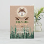 フォレスト・ウルフの誕生日テーマ 招待状 (スタンド正面)