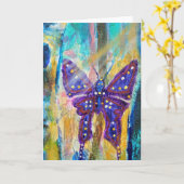 フォレスト・オブ・ライフ・クリッシー・バタフライ・カード カード (黄色い花)