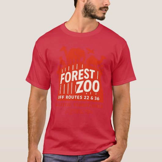 フォレスト・ズー - ペンシルベニア州ギャリツィン Tシャツ (正面)