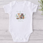 フォレスト・フレンズの最初の誕生日 ベビーボディスーツ
