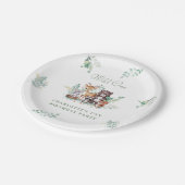 フォレスト・フレンズの最初の誕生日 ペーパープレート (アングル)