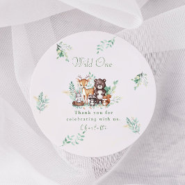 フォレスト・フレンズの最初の誕生日 ラウンドシール