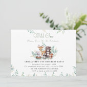 フォレスト・フレンズの最初の誕生日 招待状 (スタンド正面)