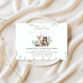 フォレスト・フレンズの最初の誕生日 招待状