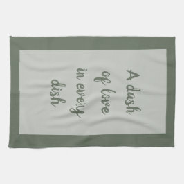 フォレスト – ホワイトキッチンタオル キッチンタオル