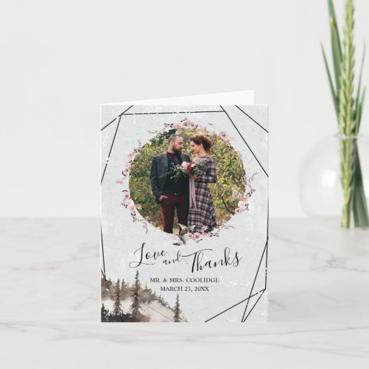 フォレスト&ラヴェン 折りたためるサンキューカード サンキューカード (正面)