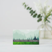 フォレスト |リーフ |ワイルドライフ |ナチュラル 名刺 (スタンド正面)