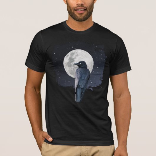 フォレスト・レイヴン・コールド・ムーン Tシャツ (正面)