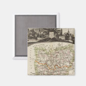 フォレスト、地域の境界 マグネット (正面/裏面)