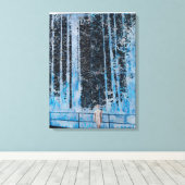 フォレスト – 2009年の夏時間4時間 キャンバスプリント (インサイチュ (ウッドフロア))