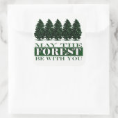 フォレストBe With You おもしろい Sticker スクエアシール (バッグ)