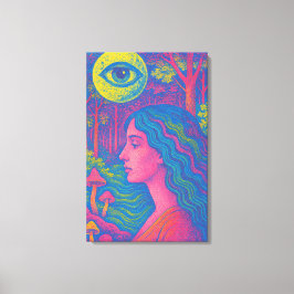 フォレストOracle - サイケデリック Vision Canvas Print キャンバスプリント