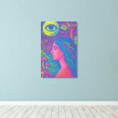 フォレストOracle - サイケデリック Vision Canvas Print キャンバスプリント (インサイチュ (ウッドフロア))