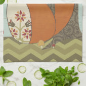 フォレストWhimsy IV キッチンタオル (折り畳み)