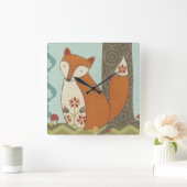 フォレストWhimsy IV スクエア壁時計 (ホーム)