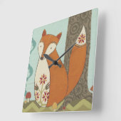 フォレストWhimsy IV スクエア壁時計 (傾斜)