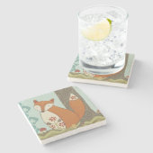 フォレストWhimsy IV ストーンコースター (横)